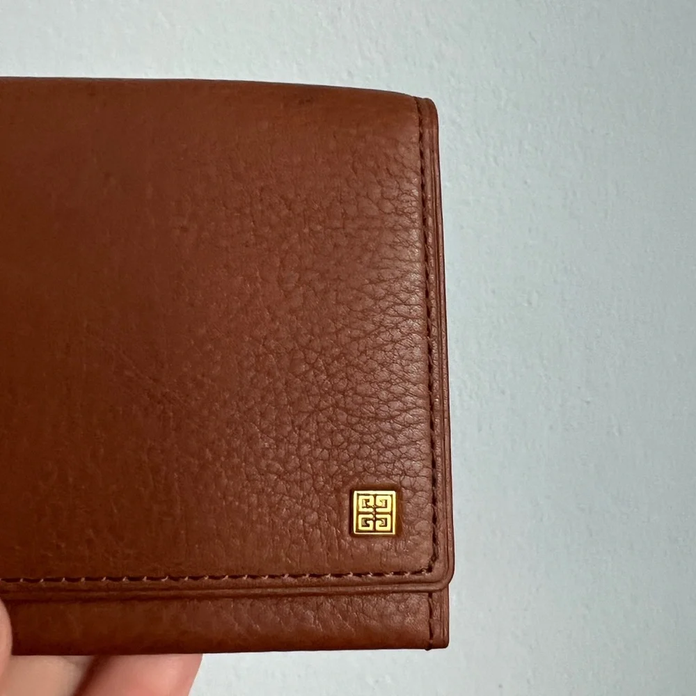 Givenchy leather card wallet